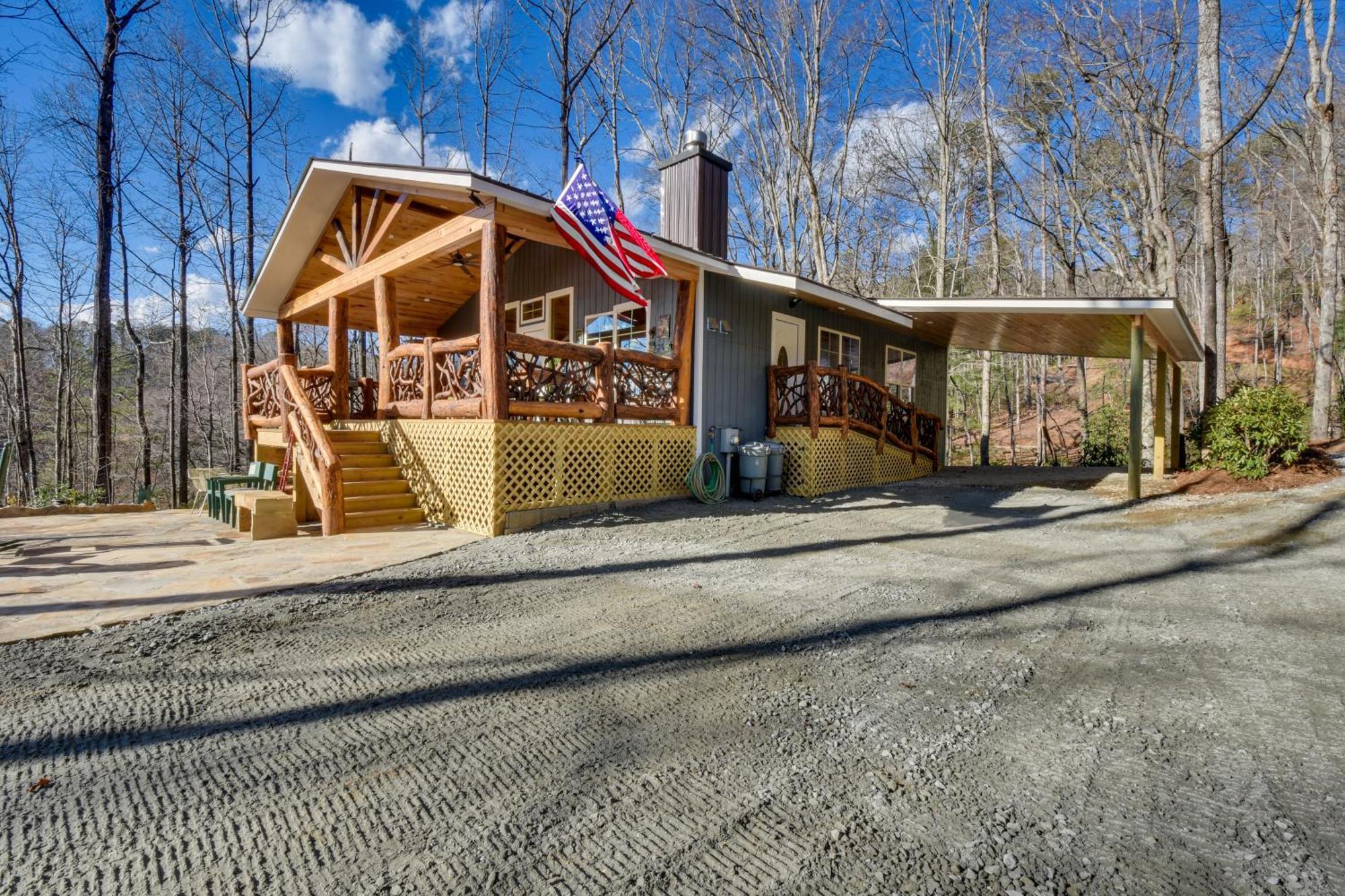 Mountain-View Cabin About 2 Mi To Downtown Clayton!ヴィラ エクステリア 写真